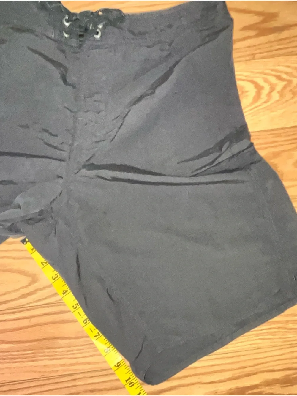 Patagonia Mens Wavefarer Board Shorts 34 Black 9.5’ Inseam Drawstring Swim Trunk